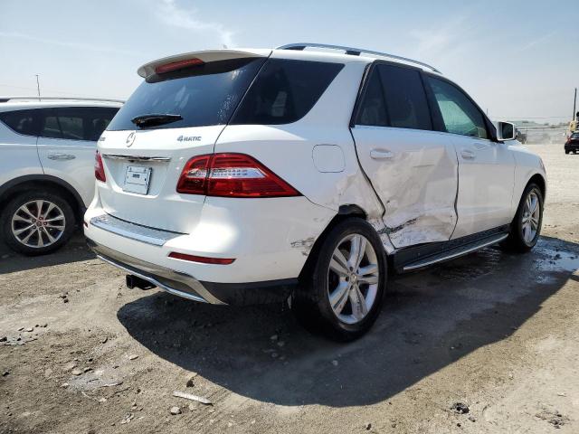 4JGDA5HB2EA281331 - 2014 MERCEDES-BENZ ML 350 4MATIC WHITE photo 3