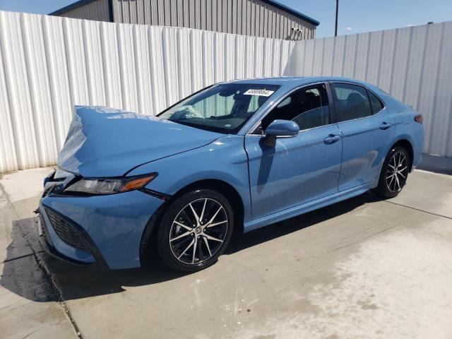 4T1G11AK5RU234525 - 2024 TOYOTA CAMRY SE NIGHT SHADE BLUE photo 1
