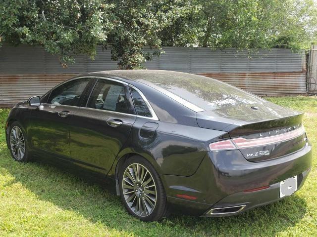 3LN6L2JK2FR602738 - 2015 LINCOLN MKZ BLACK photo 3