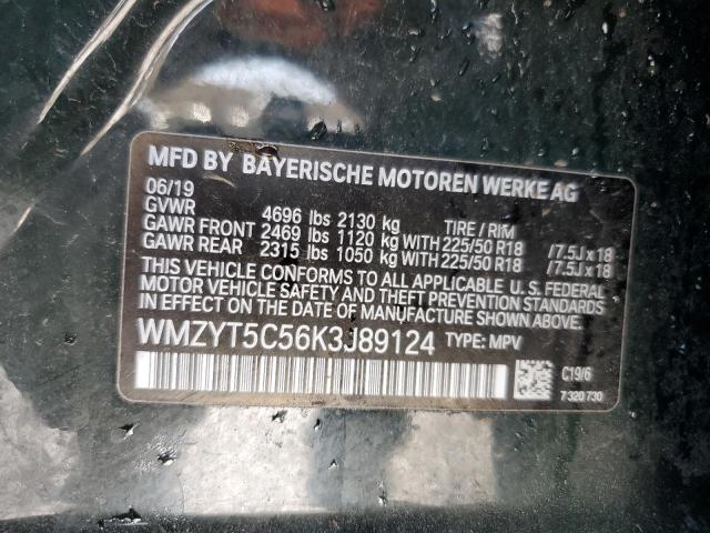 WMZYT5C56K3J89124 - 2019 MINI COOPER S COUNTRYMAN ALL4 GREEN photo 13