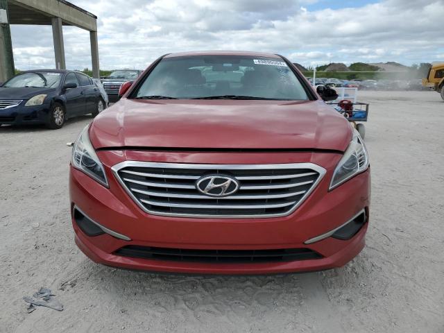 5NPE24AFXHH519601 - 2017 HYUNDAI SONATA SE RED photo 5