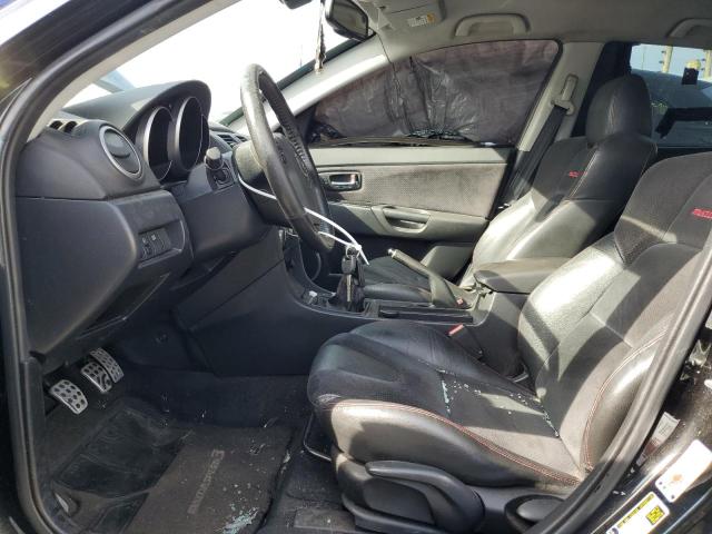 JM1BK34M281103721 - 2008 MAZDA SPEED 3 BLACK photo 7