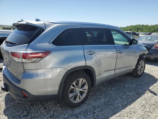 5TDJKRFH3FS137777 - 2015 TOYOTA HIGHLANDER XLE 银色 照片 3