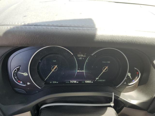 5UXTS3C59K0Z06052 - 2019 BMW X3 XDRIVEM40I Черный фото 9