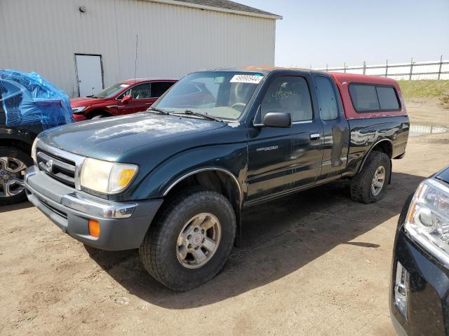 4TAWN72N6WZ154354 - 1998 TOYOTA TACOMA XTRACAB GREEN photo 1