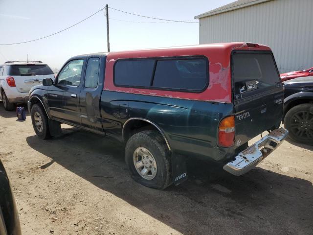 4TAWN72N6WZ154354 - 1998 TOYOTA TACOMA XTRACAB GREEN photo 2