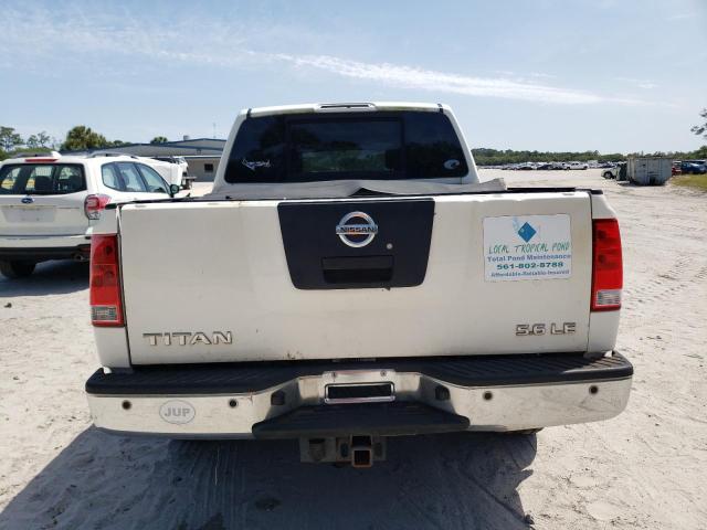 1N6AA07D49N319747 - 2009 NISSAN TITAN XE WHITE photo 6