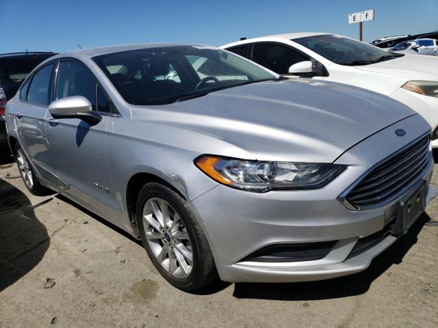 3FA6P0LU1HR280064 - 2017 FORD FUSION SE HYBRID SILVER photo 4