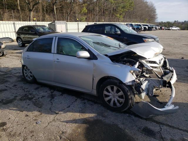 5YFBU4EE8DP161197 - 2013 TOYOTA COROLLA BASE Argent photo 4