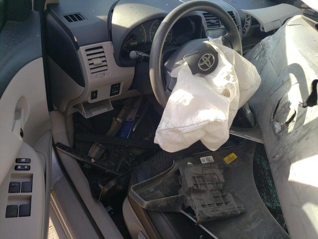 5YFBU4EE8DP161197 - 2013 TOYOTA COROLLA BASE Argent photo 8