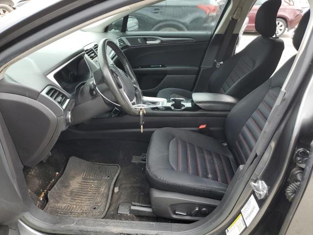 1FA6P0H78F5105488 - 2015 FORD FUSION SE GRAY photo 7