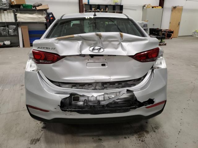 3KPC24A62ME143191 - 2021 HYUNDAI ACCENT SE SILVER photo 6