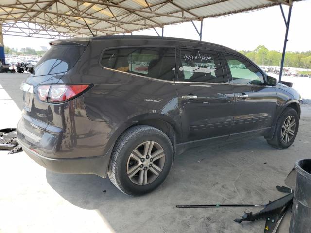 1GNKRHKD0FJ387348 - 2015 CHEVROLET TRAVERSE LT GRAY photo 3