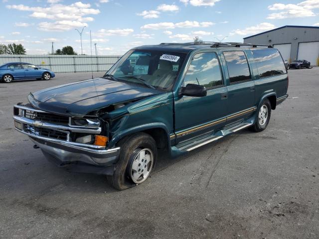 1GNFK16K2SJ454323 - 1995 CHEVROLET SUBURBAN K1500 GREEN photo 1