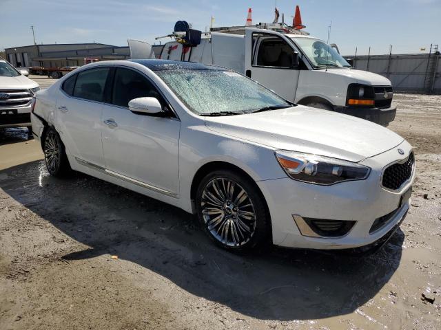 KNALN4D77E5165290 - 2014 KIA CADENZA PREMIUM WHITE photo 4