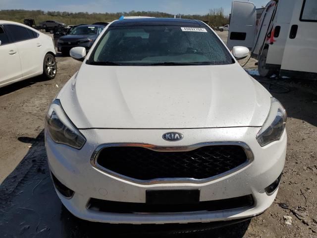 KNALN4D77E5165290 - 2014 KIA CADENZA PREMIUM WHITE photo 5