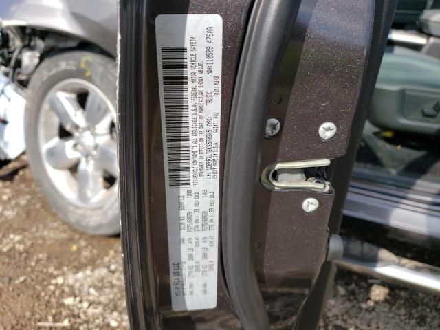 1C6RR7LT6KS570305 - 2019 RAM 1500 CLASS SLT ნაცრისფერი ფოტო 12