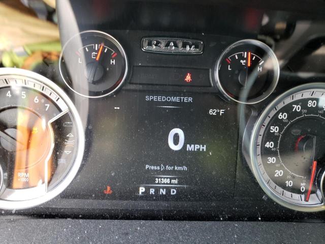 1C6RR7LT6KS570305 - 2019 RAM 1500 CLASS SLT ნაცრისფერი ფოტო 9