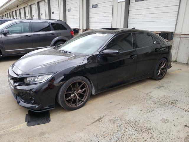 SHHFK7H70HU401252 - 2017 HONDA CIVIC EXL BLACK photo 1