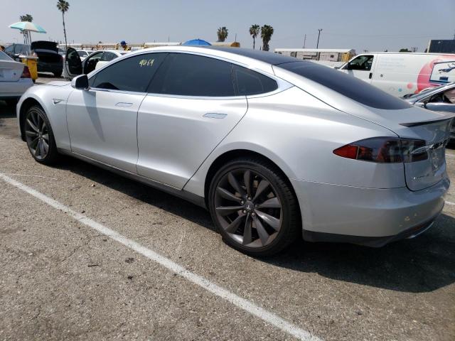 5YJSA1CP6DFP11262 - 2013 TESLA MODEL S Մոխրագույն լուսանկար 2