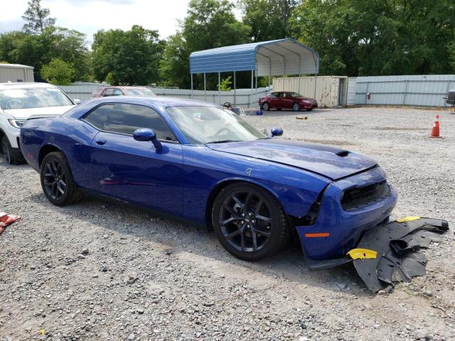 2C3CDZJG2MH674237 - 2021 DODGE CHALLENGER GT BLUE photo 4