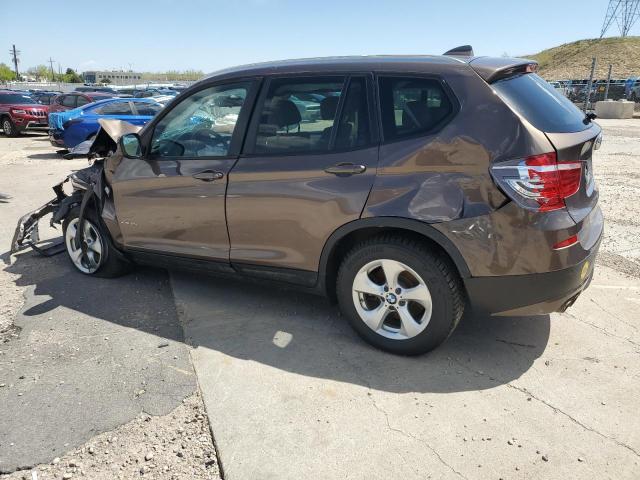 5UXWX5C5XBL711473 - 2011 BMW X3 XDRIVE28I BROWN photo 2