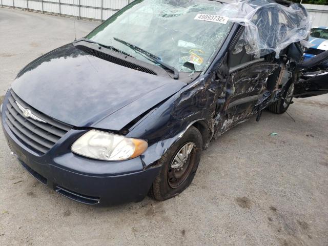 1A4GP45R26B760558 - 2006 CHRYSLER TOWN & COU BLUE photo 2