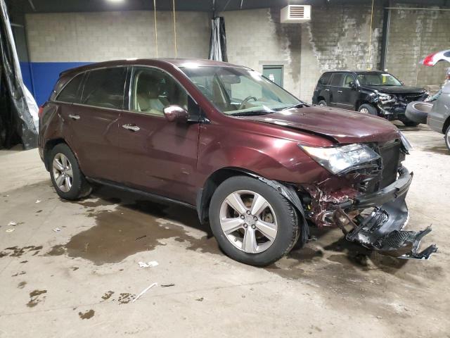 2HNYD2H39DH505645 - 2013 ACURA MDX TECHNOLOGY BURGUNDY photo 4