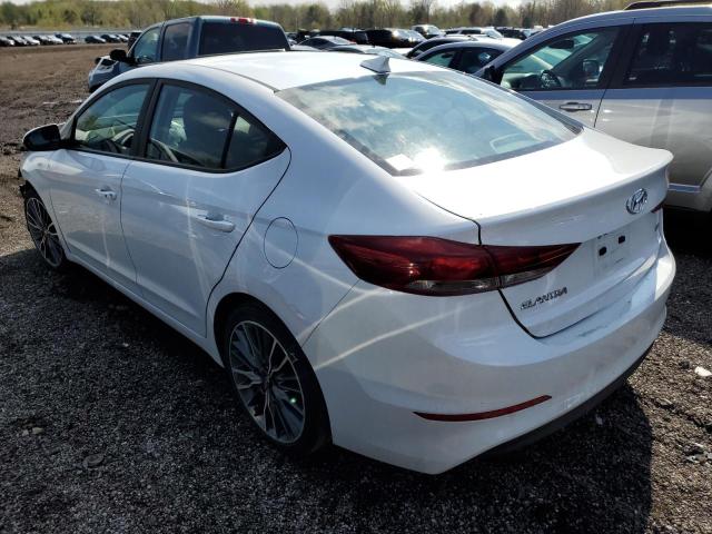 5NPD94LA6HH128423 - 2017 HYUNDAI ELANTRA ECO WHITE photo 2