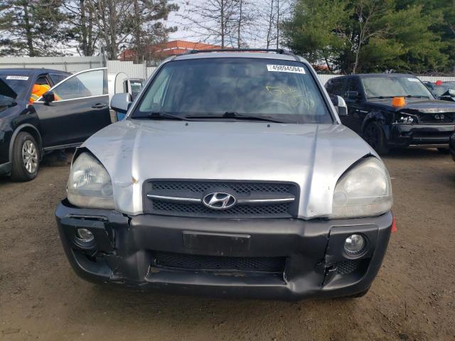 KM8JN72D27U640059 - 2007 HYUNDAI TUCSON SE SILVER photo 5