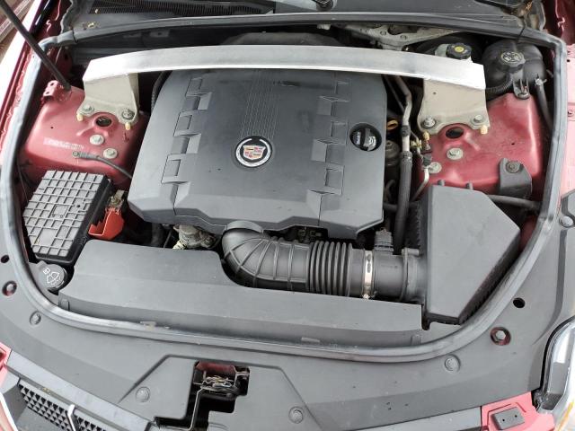 1G6DL5EVXA0120211 - 2010 CADILLAC CTS PERFORMANCE COLLECTION Красный фото 11