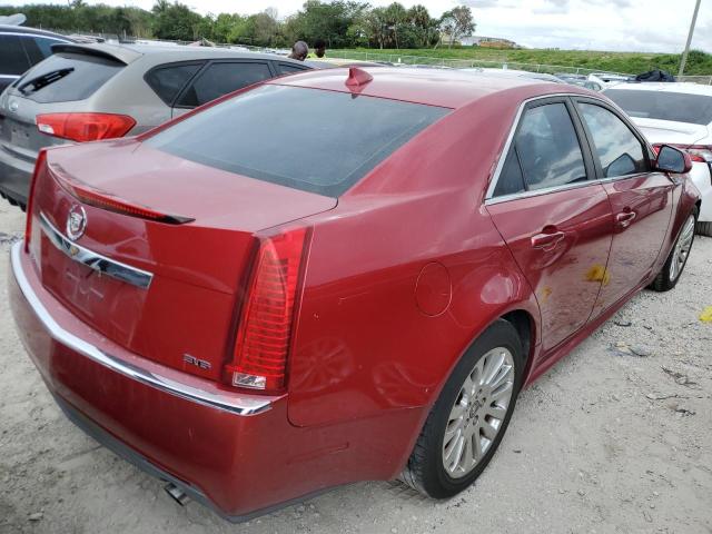 1G6DL5EVXA0120211 - 2010 CADILLAC CTS PERFORMANCE COLLECTION RED photo 3