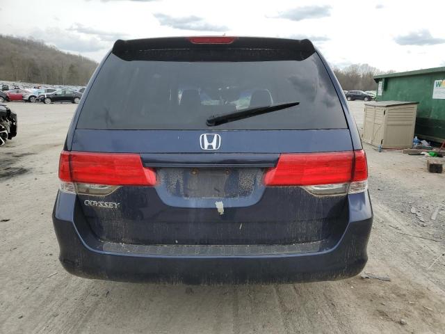 5FNRL38258B106740 - 2008 HONDA ODYSSEY LX BLUE photo 6