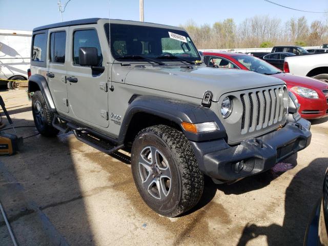 1C4HJXDG5KW568650 - 2019 JEEP WRANGLER U SPORT GRAY photo 4