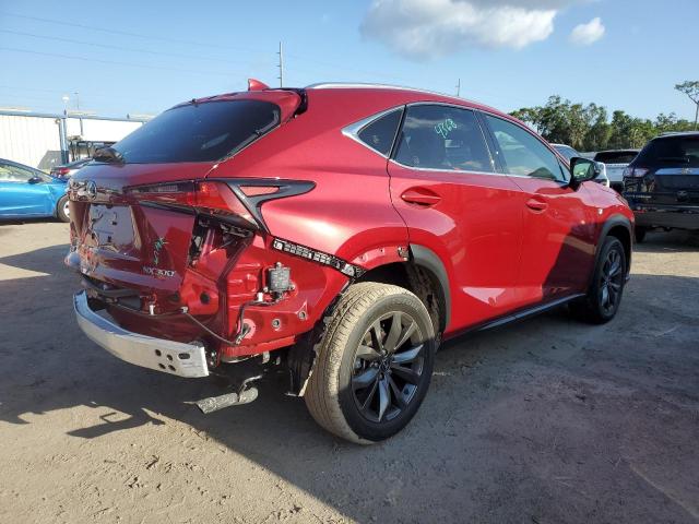 JTJSARBZ9M5032523 - 2021 LEXUS NX 300 BASE წითელი ფოტო 3