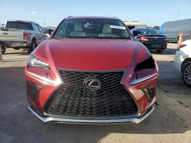 JTJSARBZ9M5032523 - 2021 LEXUS NX 300 BASE წითელი ფოტო 5