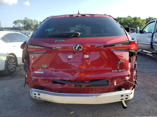 JTJSARBZ9M5032523 - 2021 LEXUS NX 300 BASE წითელი ფოტო 6