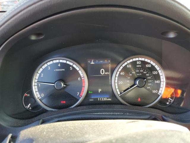 JTJSARBZ9M5032523 - 2021 LEXUS NX 300 BASE წითელი ფოტო 9