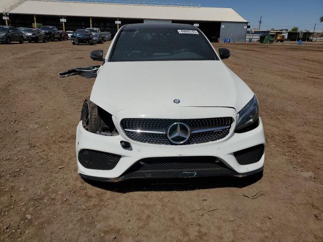 55SWF6EB7HU214758 - 2017 MERCEDES-BENZ C 43 4MATIC AMG WHITE photo 5