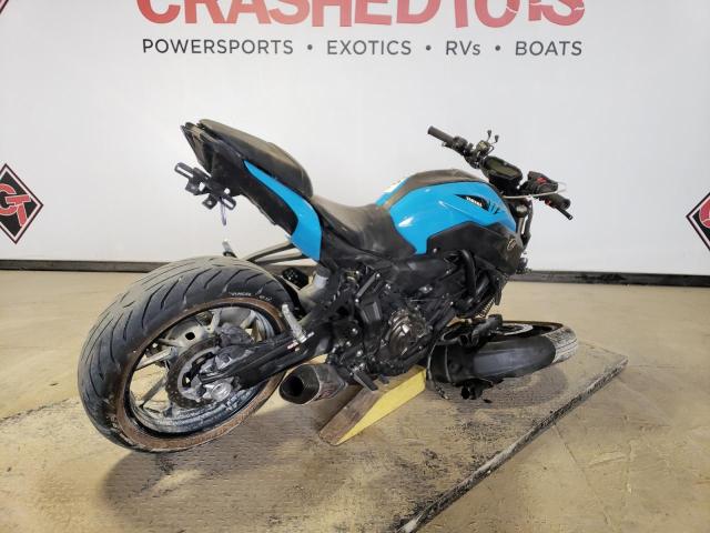 JYARM27E7KA004452 - 2019 YAMAHA MT07 BLUE photo 4