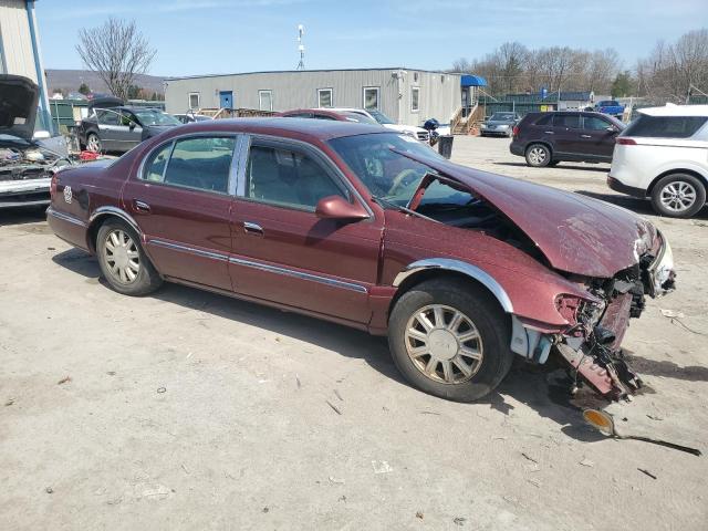 1LNHM97V02Y691950 - 2002 LINCOLN CONTINENTA MAROON photo 4