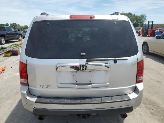 5FNYF38649B023646 - 2009 HONDA PILOT EXL SILVER photo 6