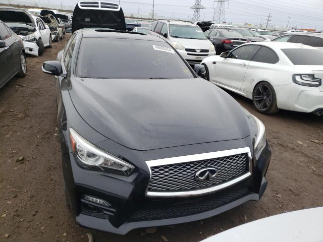 JN1BV7AR1FM415848 - 2015 INFINITI Q50 BASE BLACK photo 5