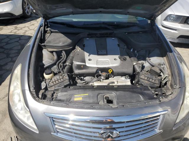 JN1CV6AP0CM628055 - 2012 INFINITI G37 BASE GRAY photo 11