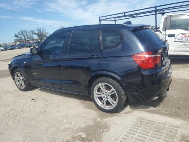 5UXWX9C57D0A24739 - 2013 BMW X3 XDRIVE28I BLUE photo 2