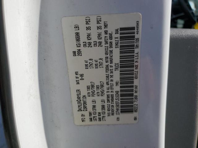 1D7HA16K97J516348 - 2007 DODGE RAM 1500 ST WHITE photo 12