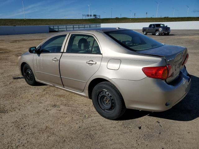 1NXBU40E59Z066870 - 2009 TOYOTA COROLLA BASE GOLD photo 2