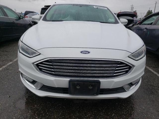 3FA6P0K93HR124086 - 2017 FORD FUSION TITANIUM WHITE photo 5