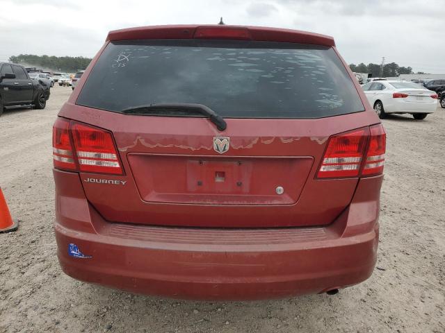 3D4GG47B49T138104 - 2009 DODGE JOURNEY SE RED photo 6