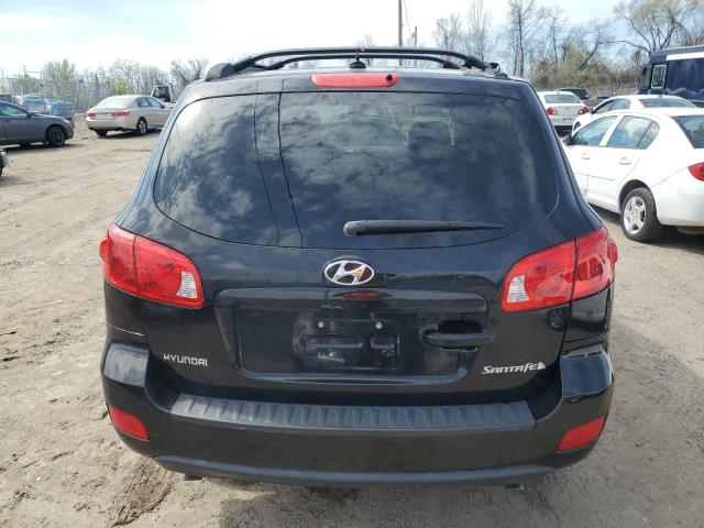 5NMSG13D68H191220 - 2008 HYUNDAI SANTA FE GLS BLACK photo 6